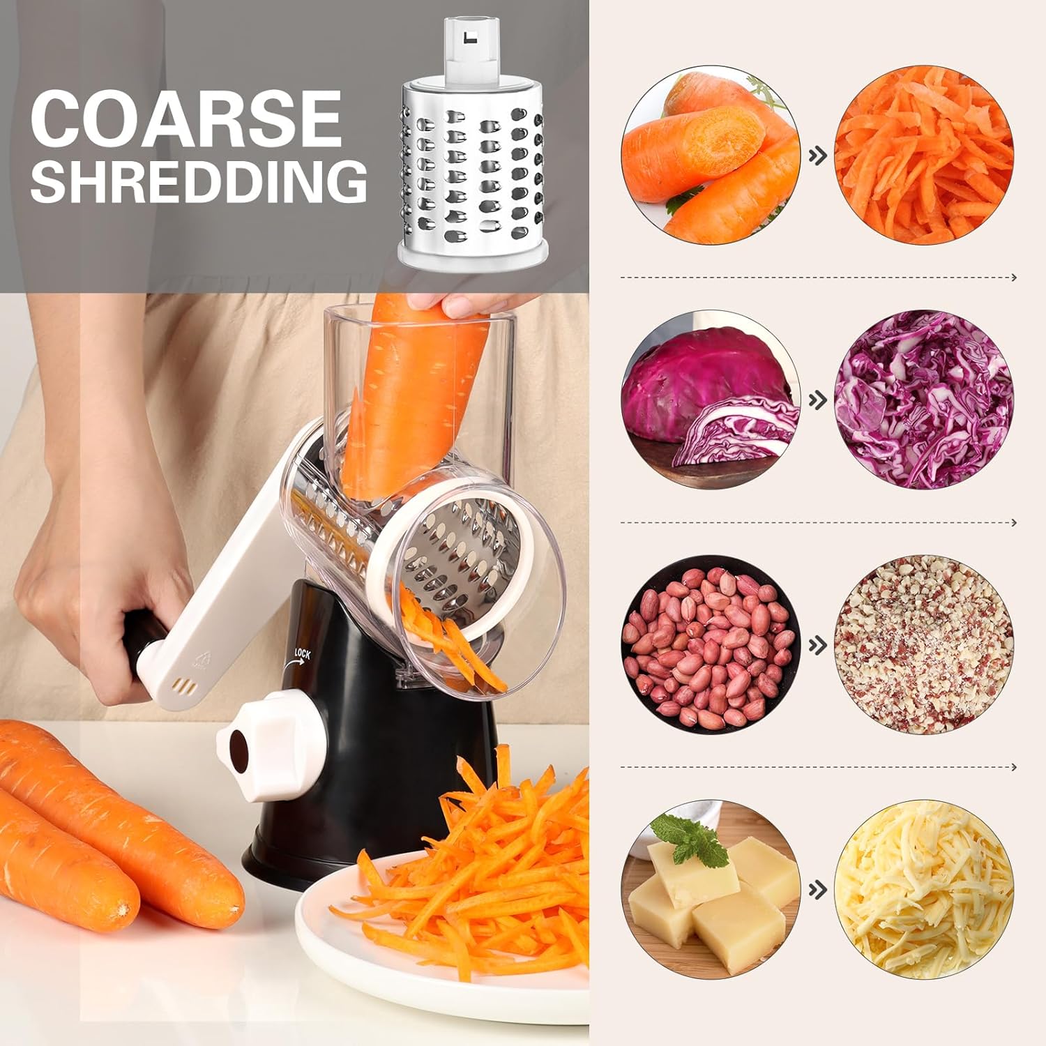 Cambom Rotary Cheese Grater