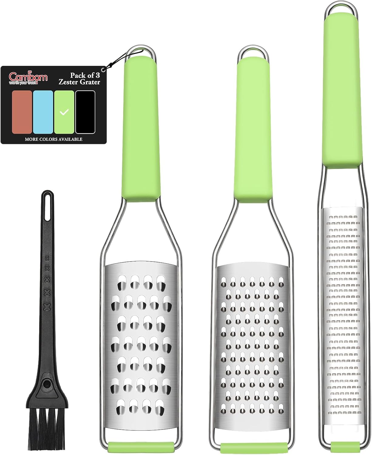 Cambom Lemon Zester Grater Green Version